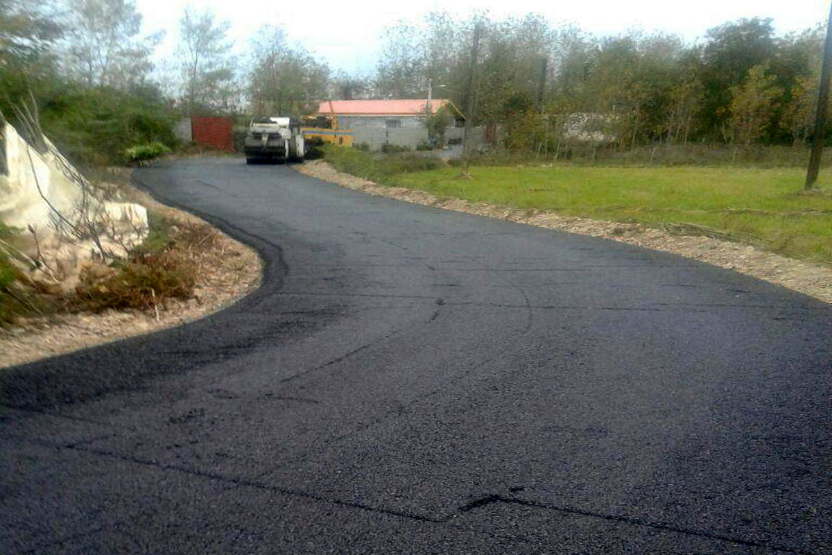 آسفالت راه روستایی