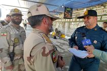 پلیس کردستان با روحیه جهادی در حال خدمت‌رسانی به زائران اربعین حسینی است