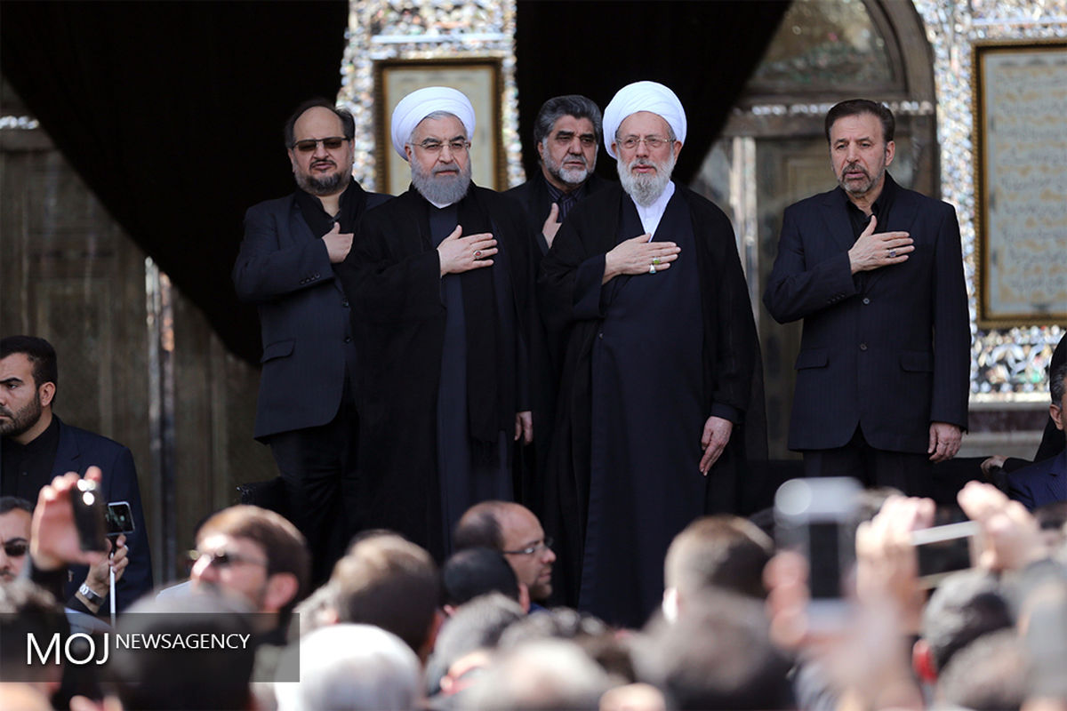 مراسم عزاداری روز عاشورا در حرم شاه عبدالعظیم 