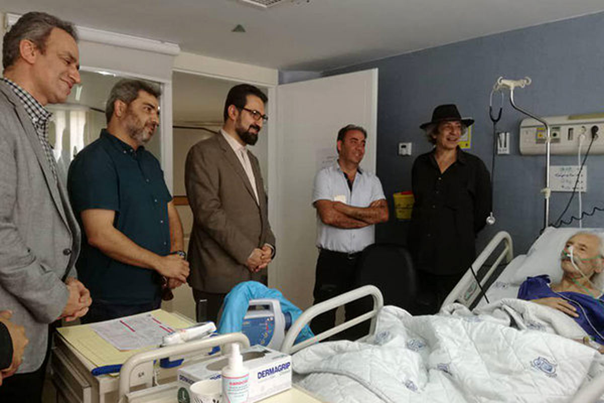 عیادت مدیران هنری از مشایخی